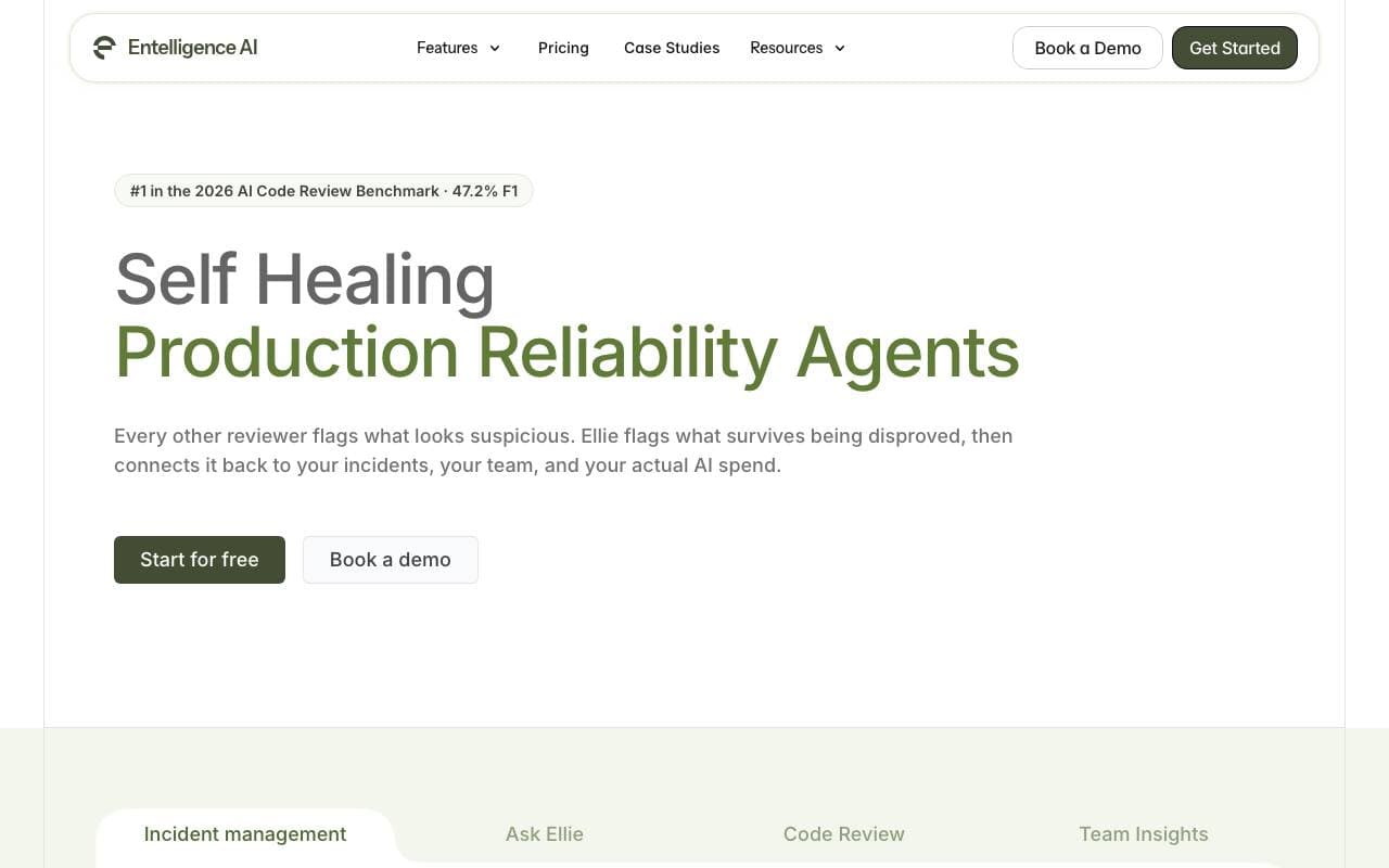 Entelligence AI interface preview