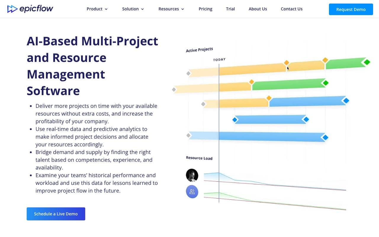 Epicflow interface preview