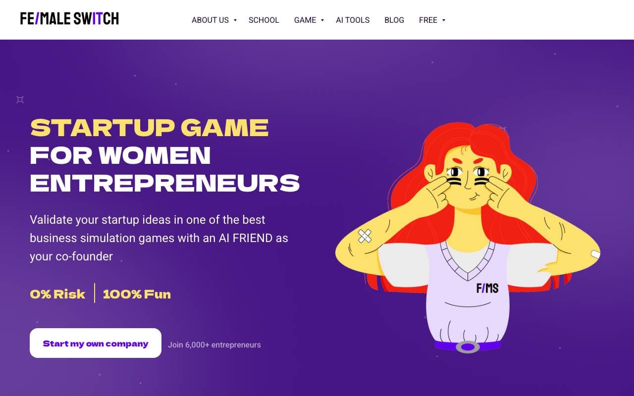 F/MS Startup Game interface preview