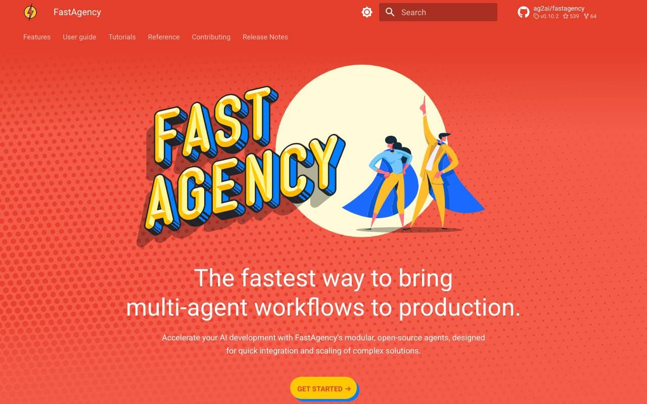 FastAgency interface preview