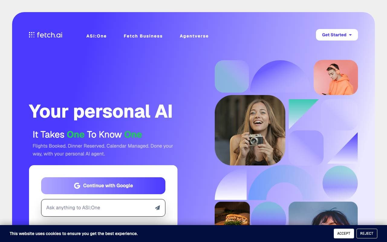 Fetch.ai interface preview