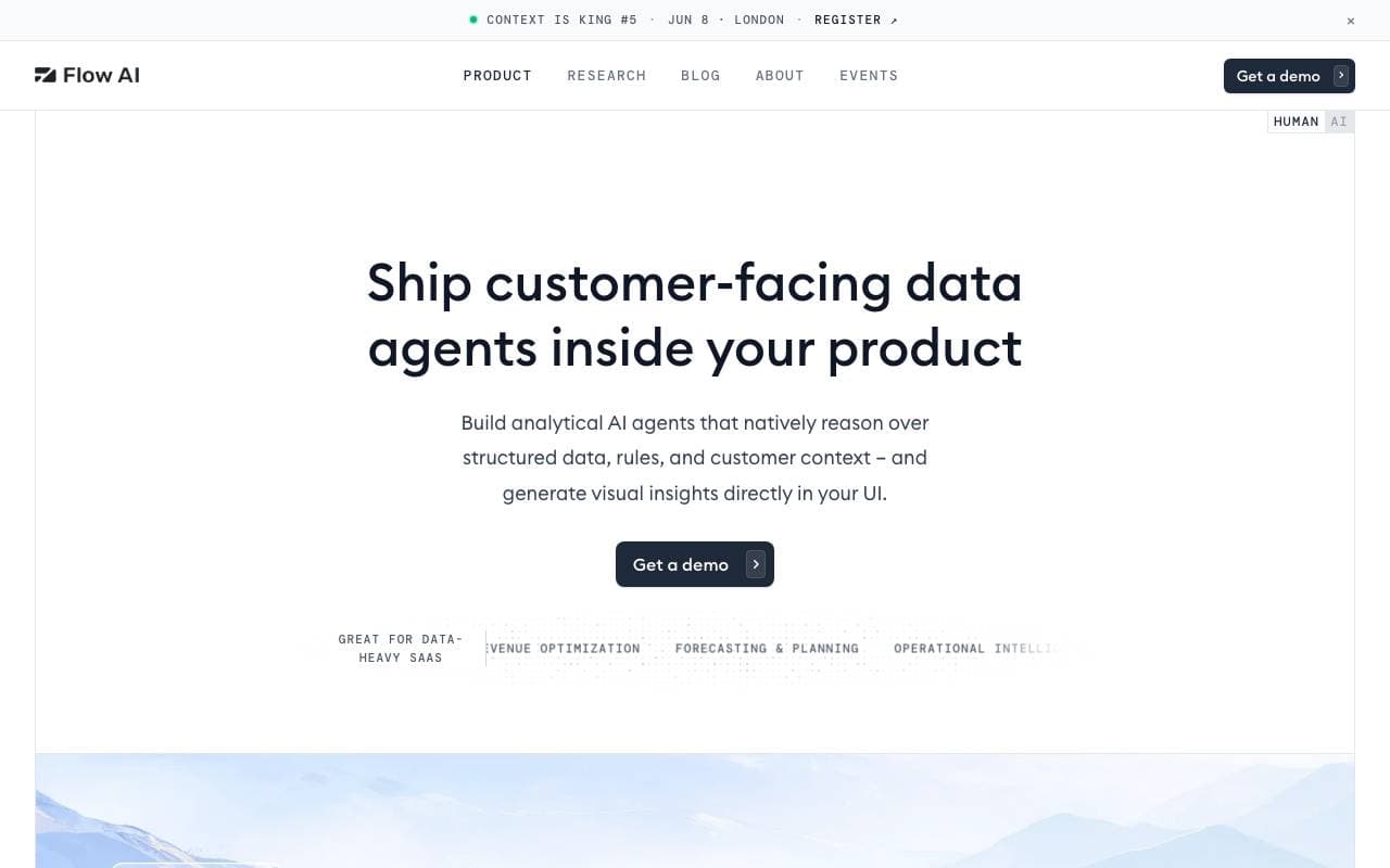 Flow AI interface preview
