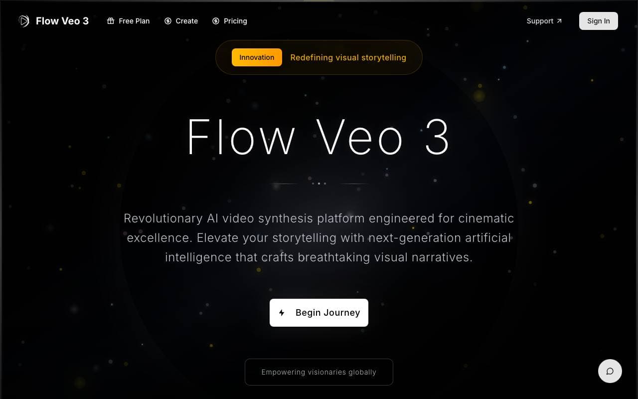 Flow Veo 3 interface preview
