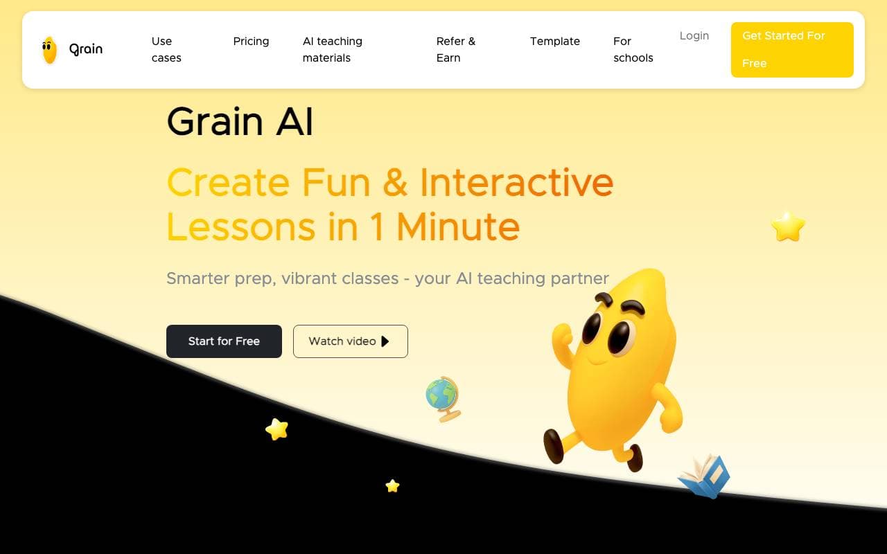 Grain AI interface preview