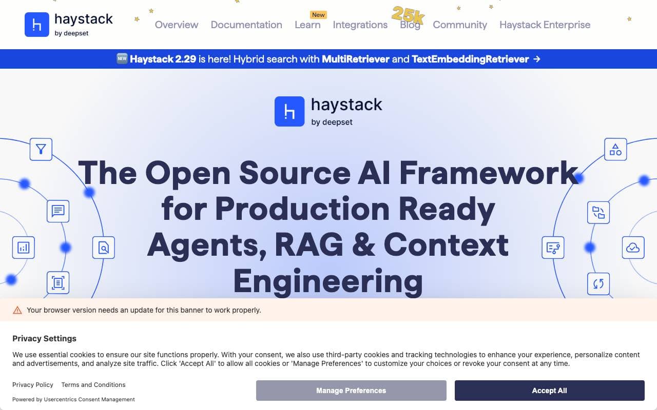 Haystack AI interface preview