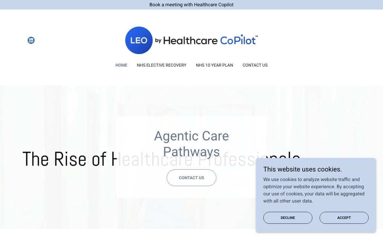 Healthcare CoPilot interface preview