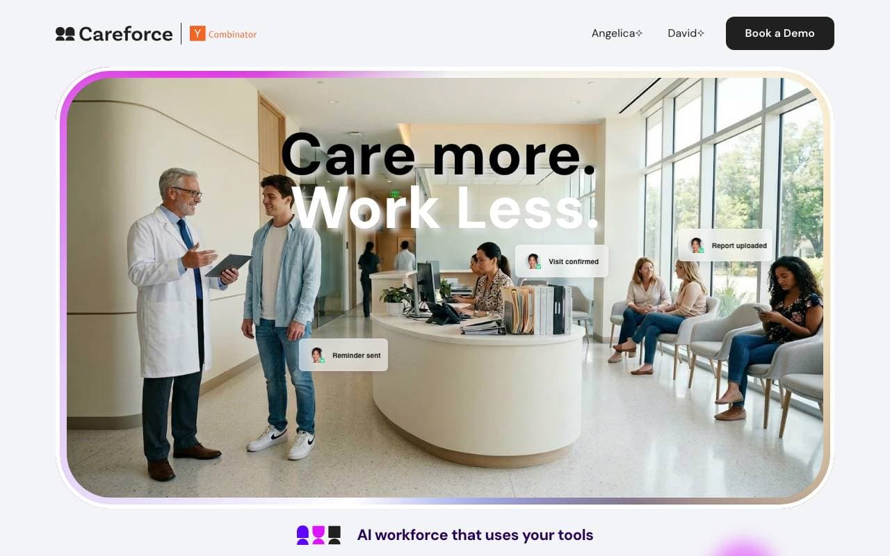 Helpcare AI interface preview