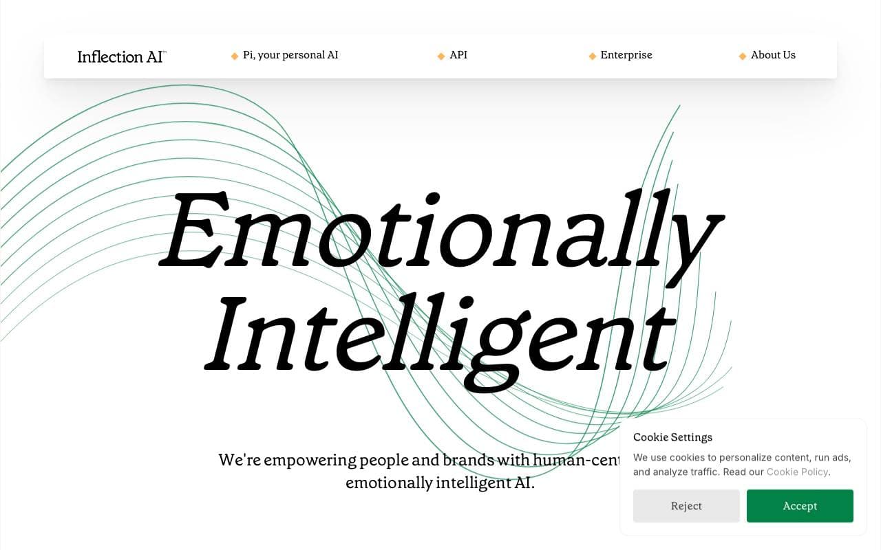 Inflection AI interface preview