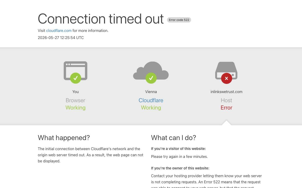 inlinkswetrust interface preview