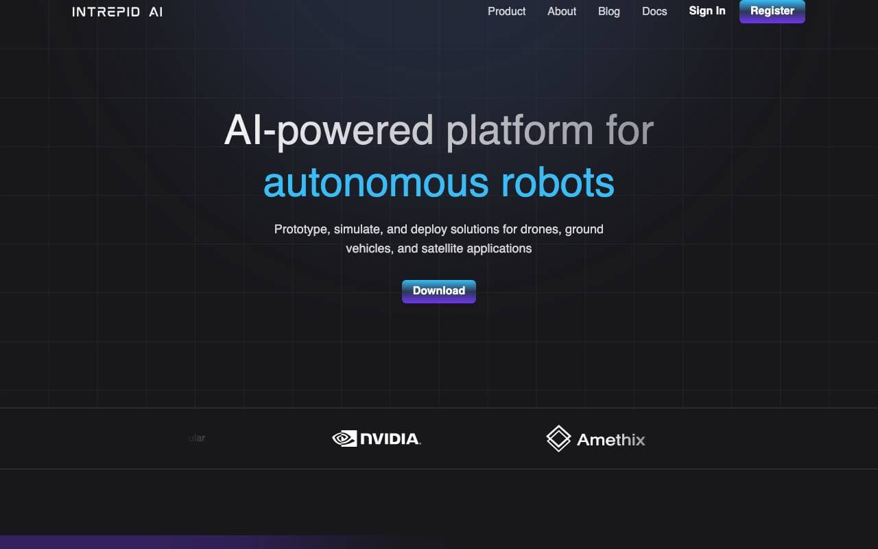 Intrepid AI interface preview