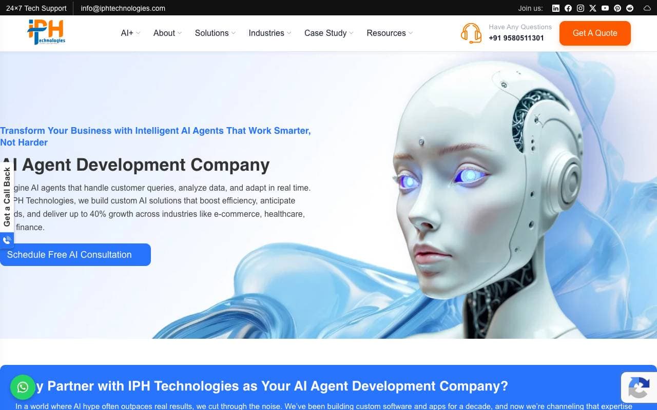 IPH Technologies interface preview