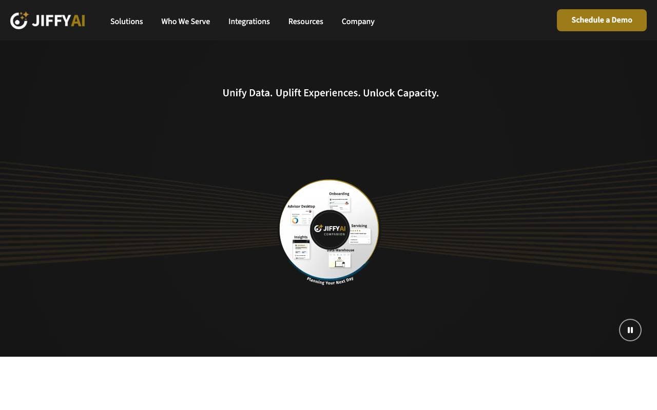 Jiffy.ai interface preview