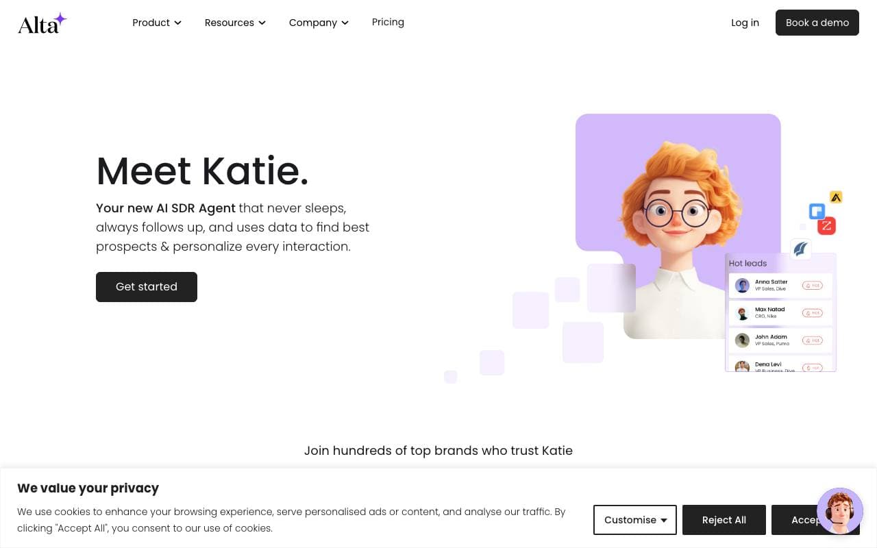 Katie AI interface preview