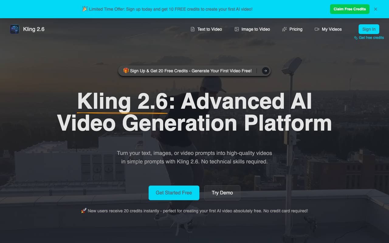 kling26 interface preview