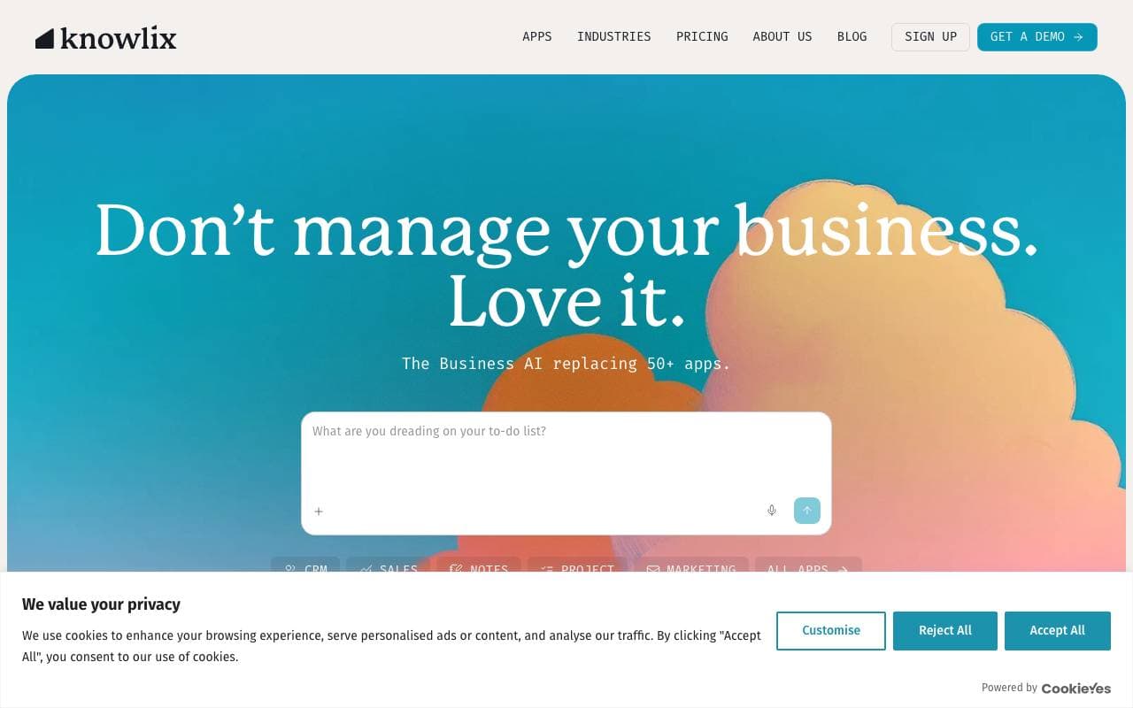 Knowlix AI interface preview