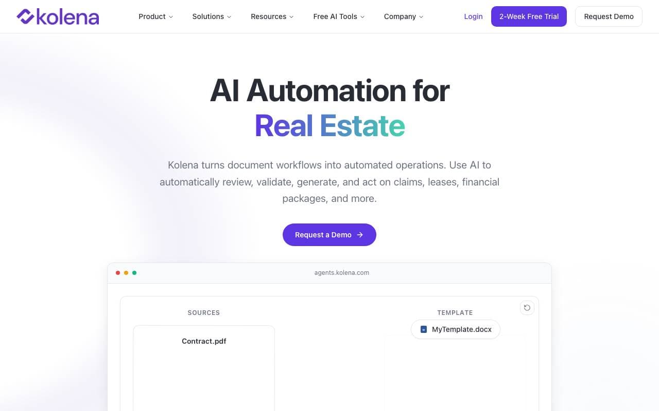 Kolena Corporate AI interface preview