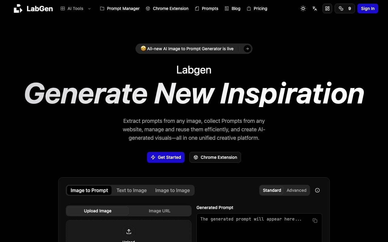 labgen interface preview
