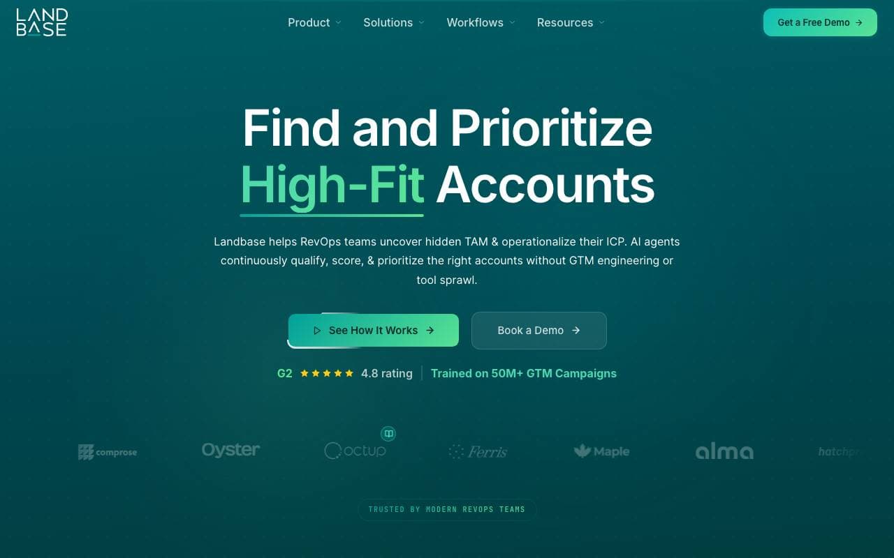Landbase interface preview
