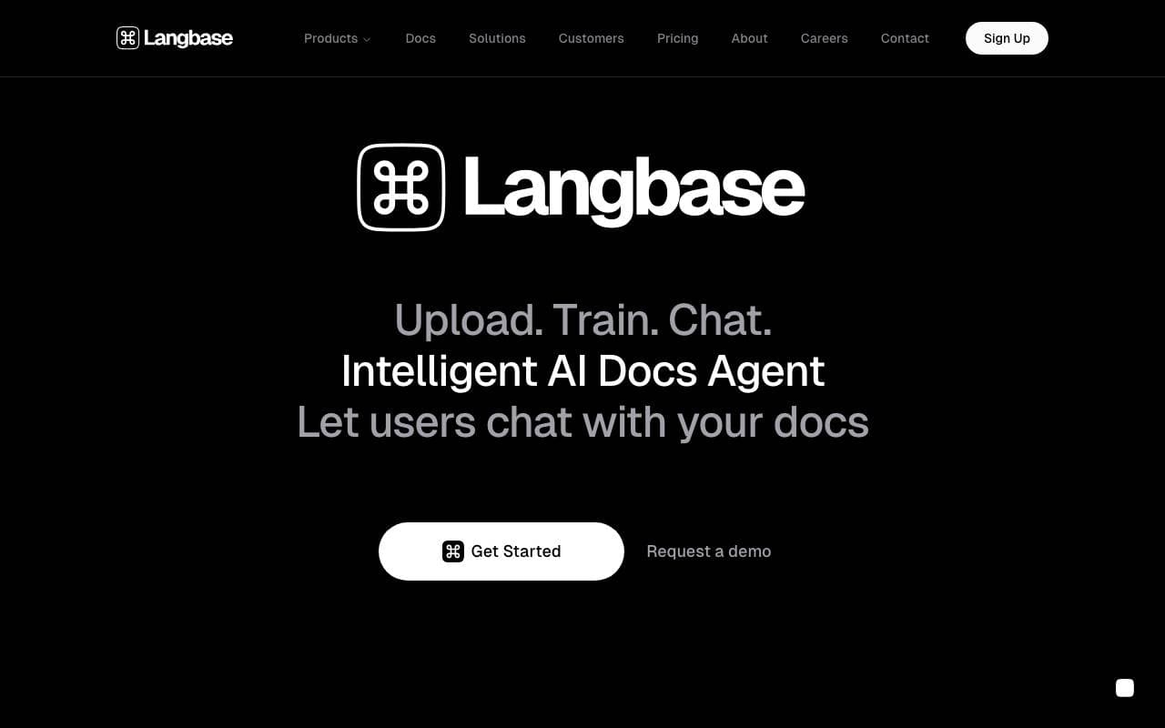 Langbase Docs Agent interface preview