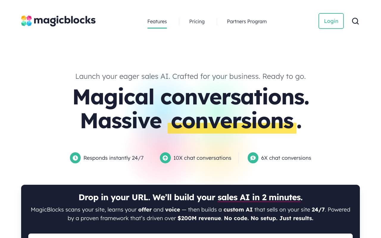 MagicBlocks interface preview