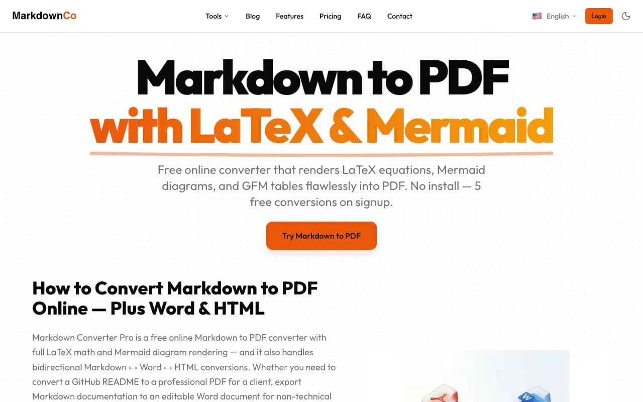Markdown Converter Pro interface preview