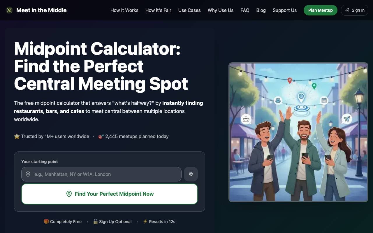 Meet In The Middle interface preview