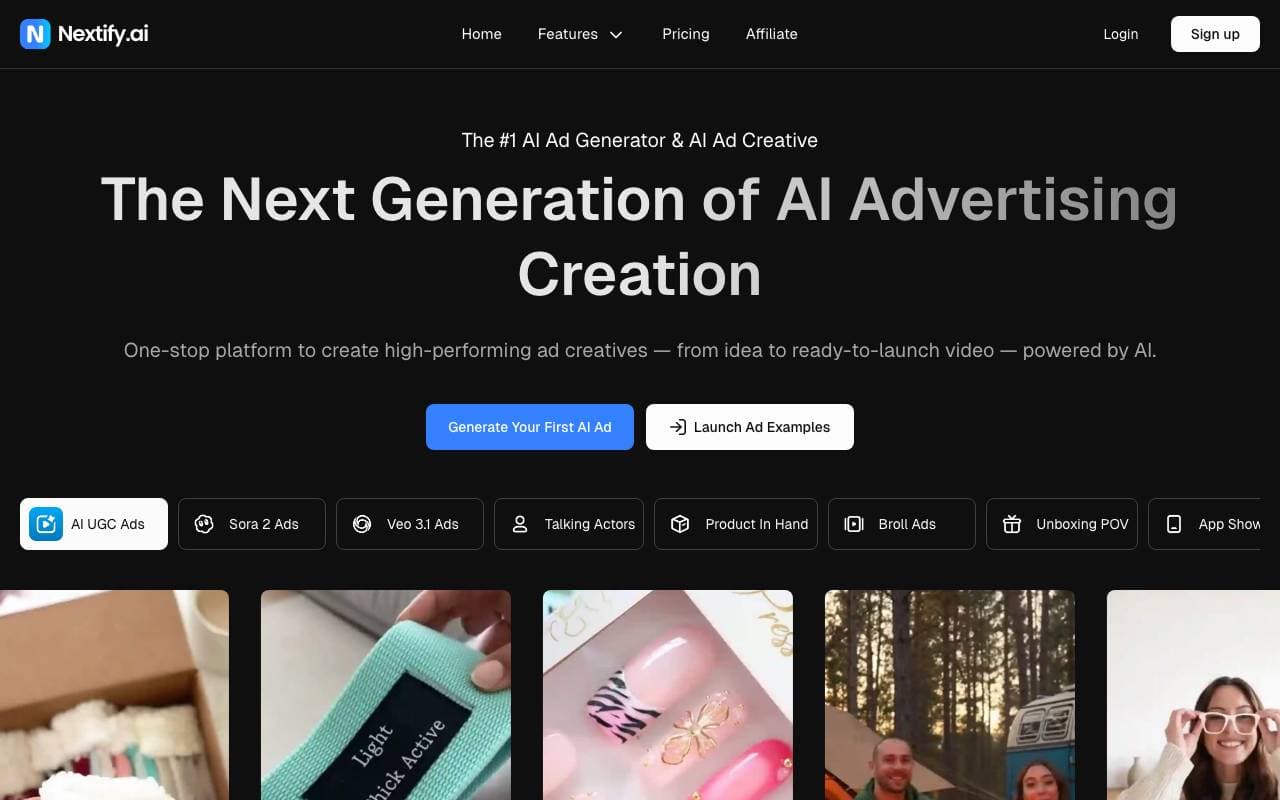 Nextify.ai interface preview