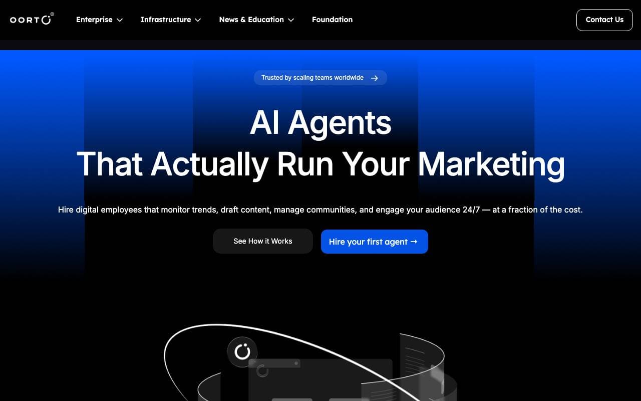 OORT AI interface preview