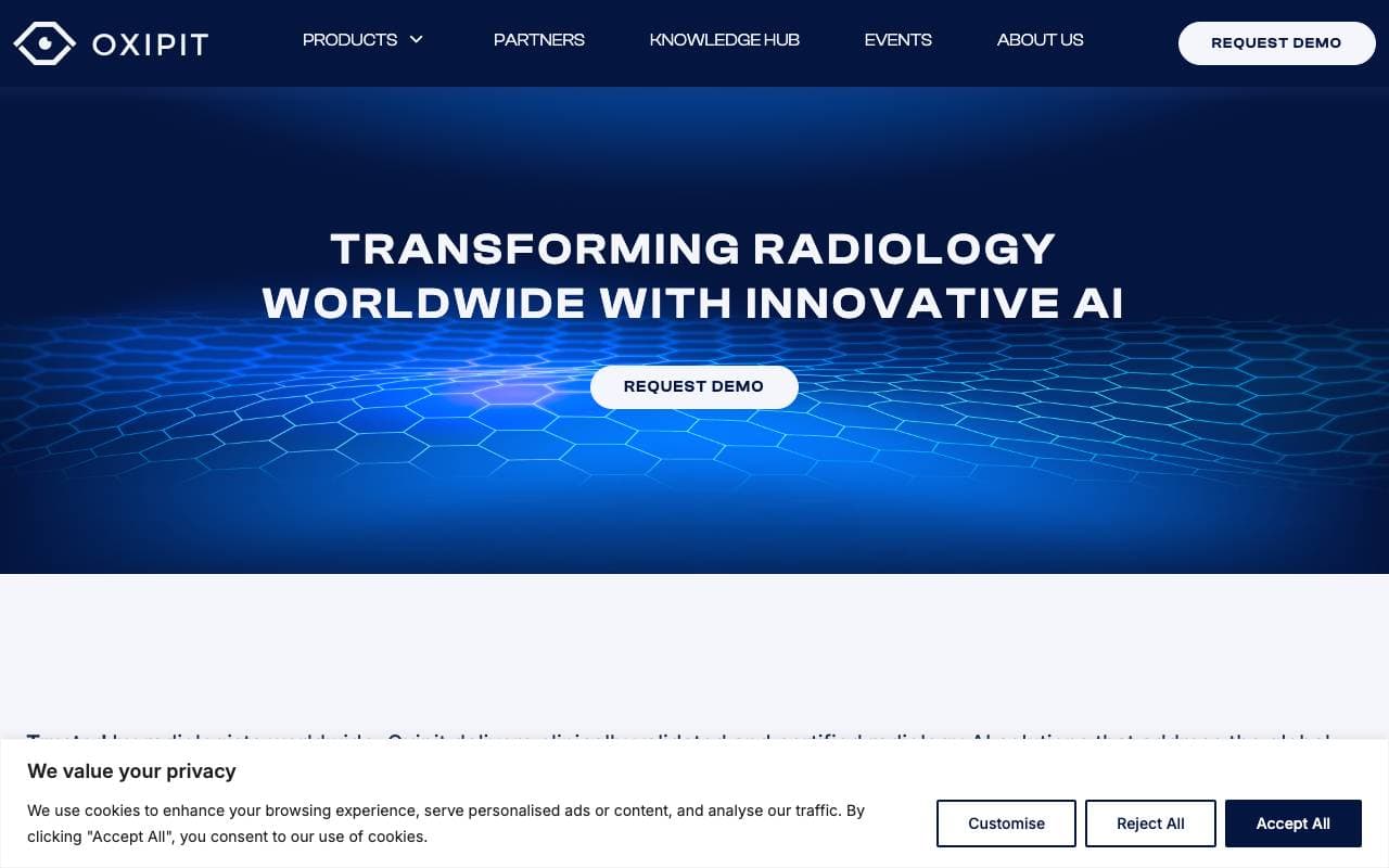 Oxipit.ai interface preview