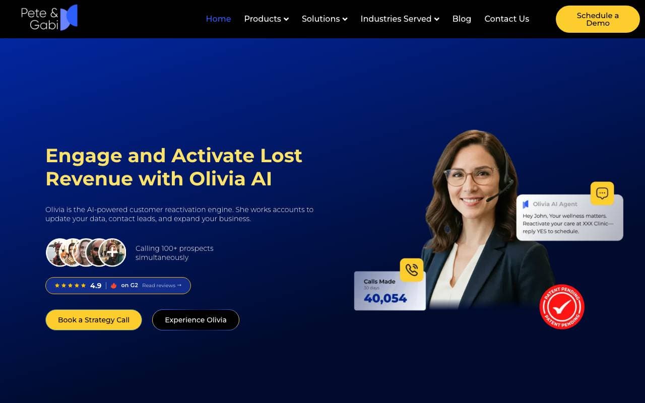 Pete Gabi interface preview