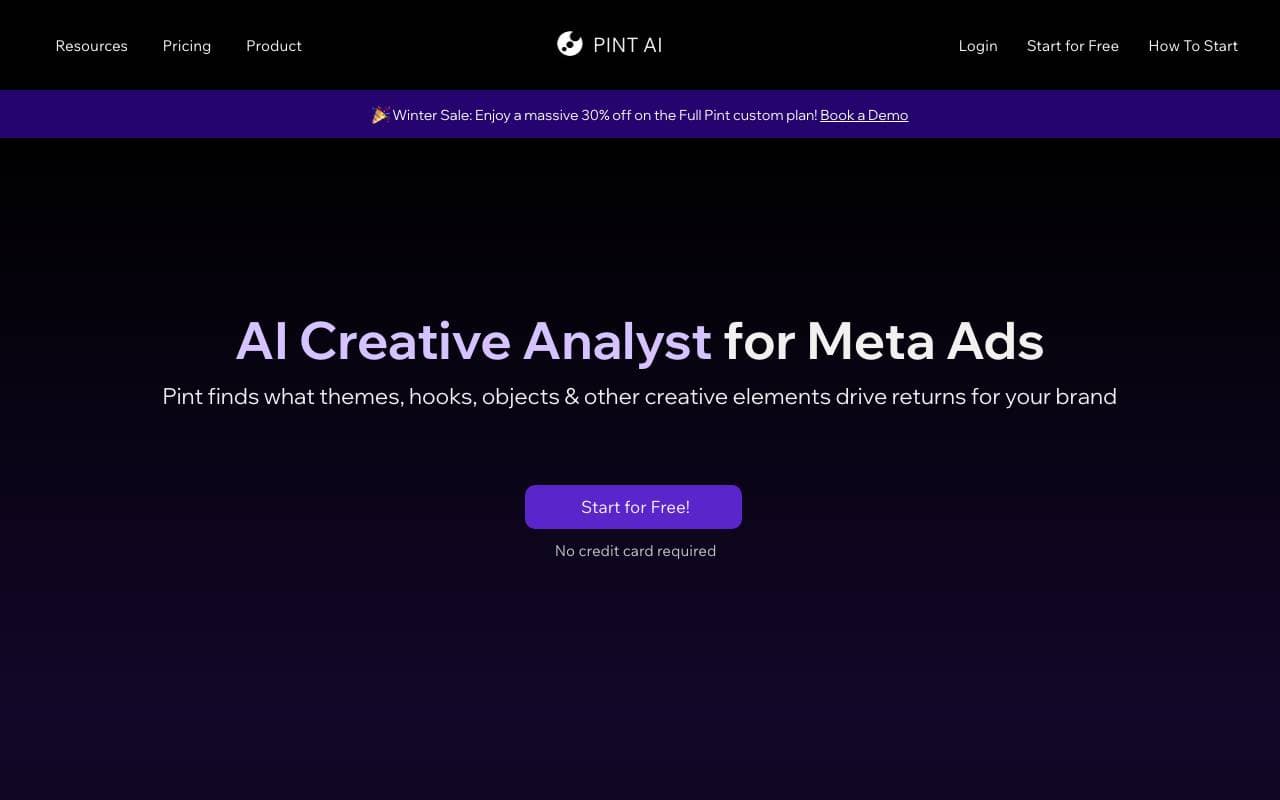 Pint AI interface preview