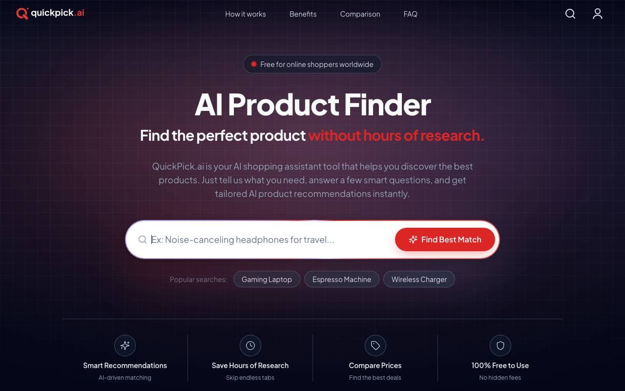 QuickPick.AI interface preview