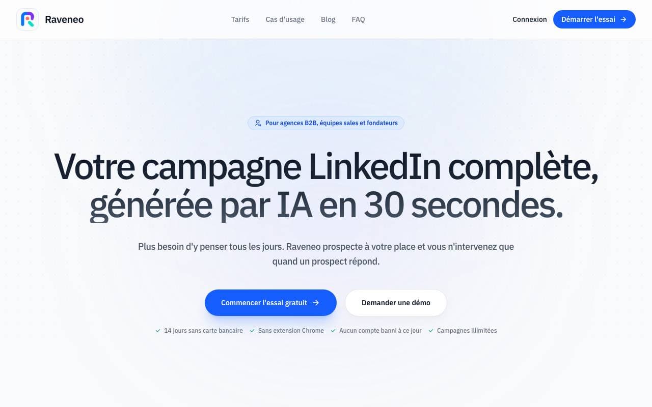 Raveneo interface preview