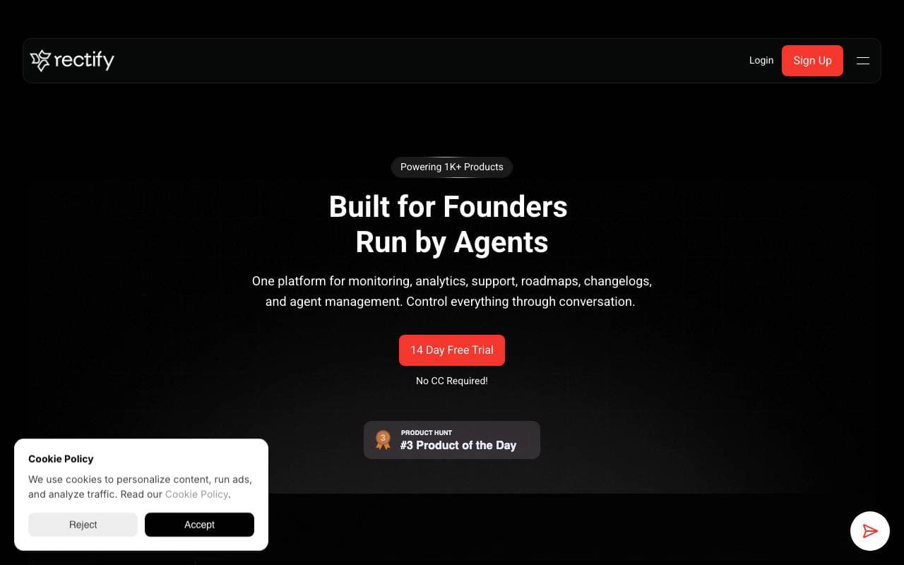 Rectify interface preview