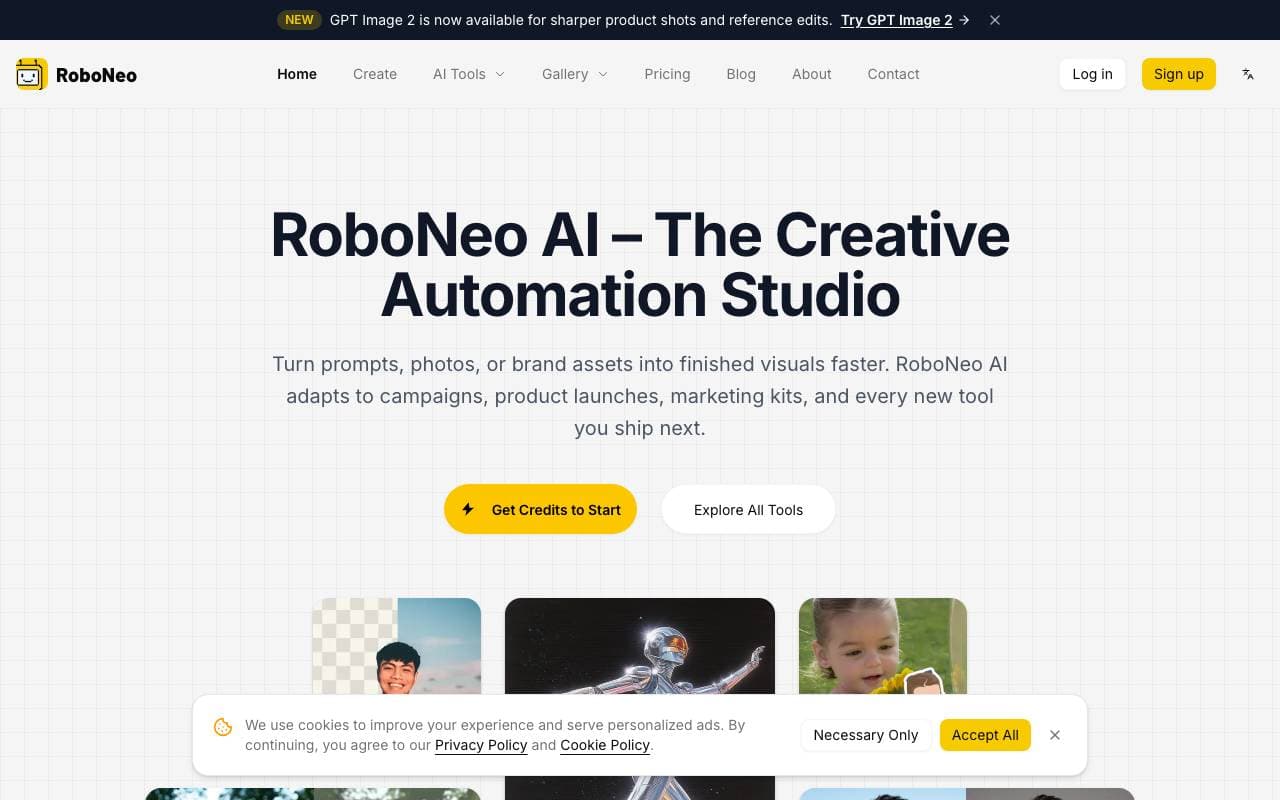 roboneo art interface preview