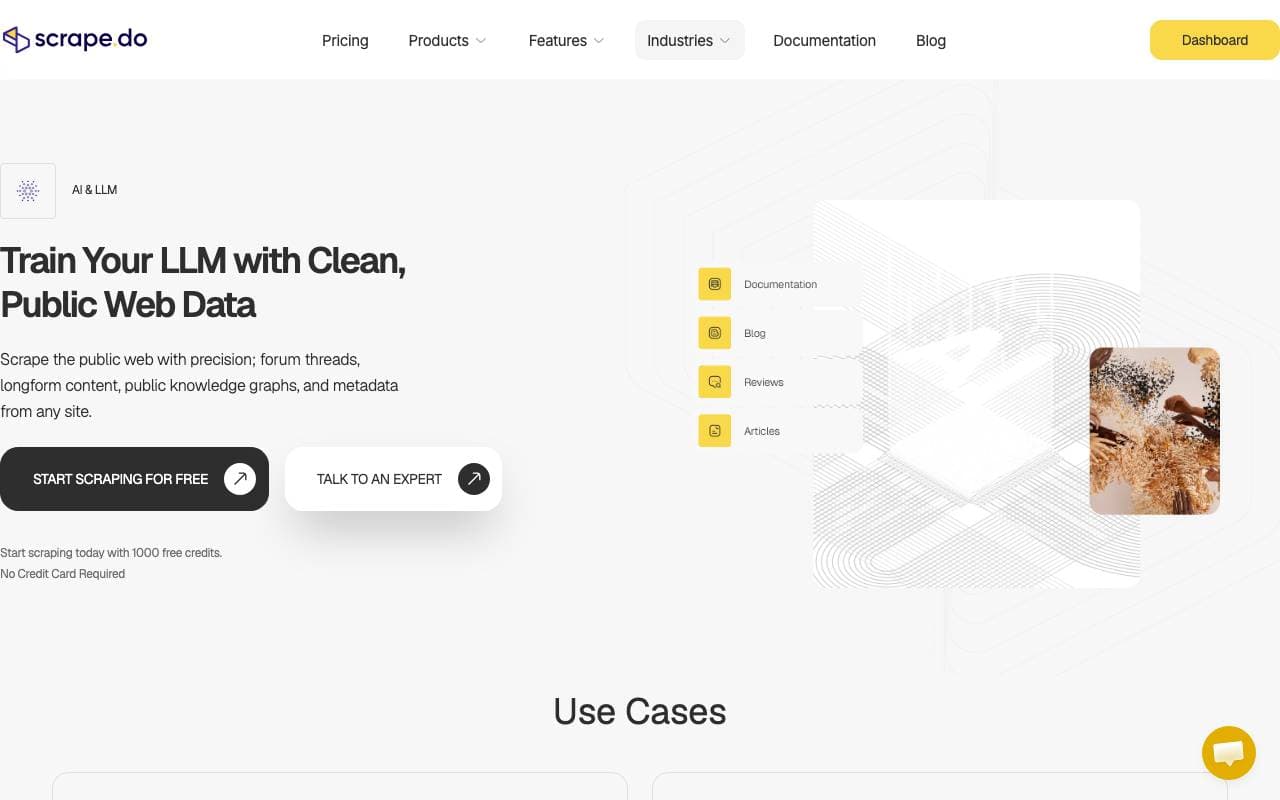 Scrape.do interface preview