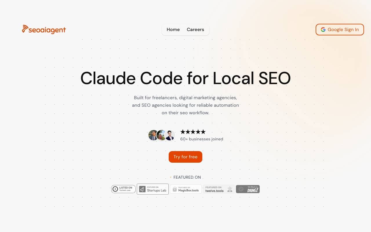 seoaiagent.ai interface preview