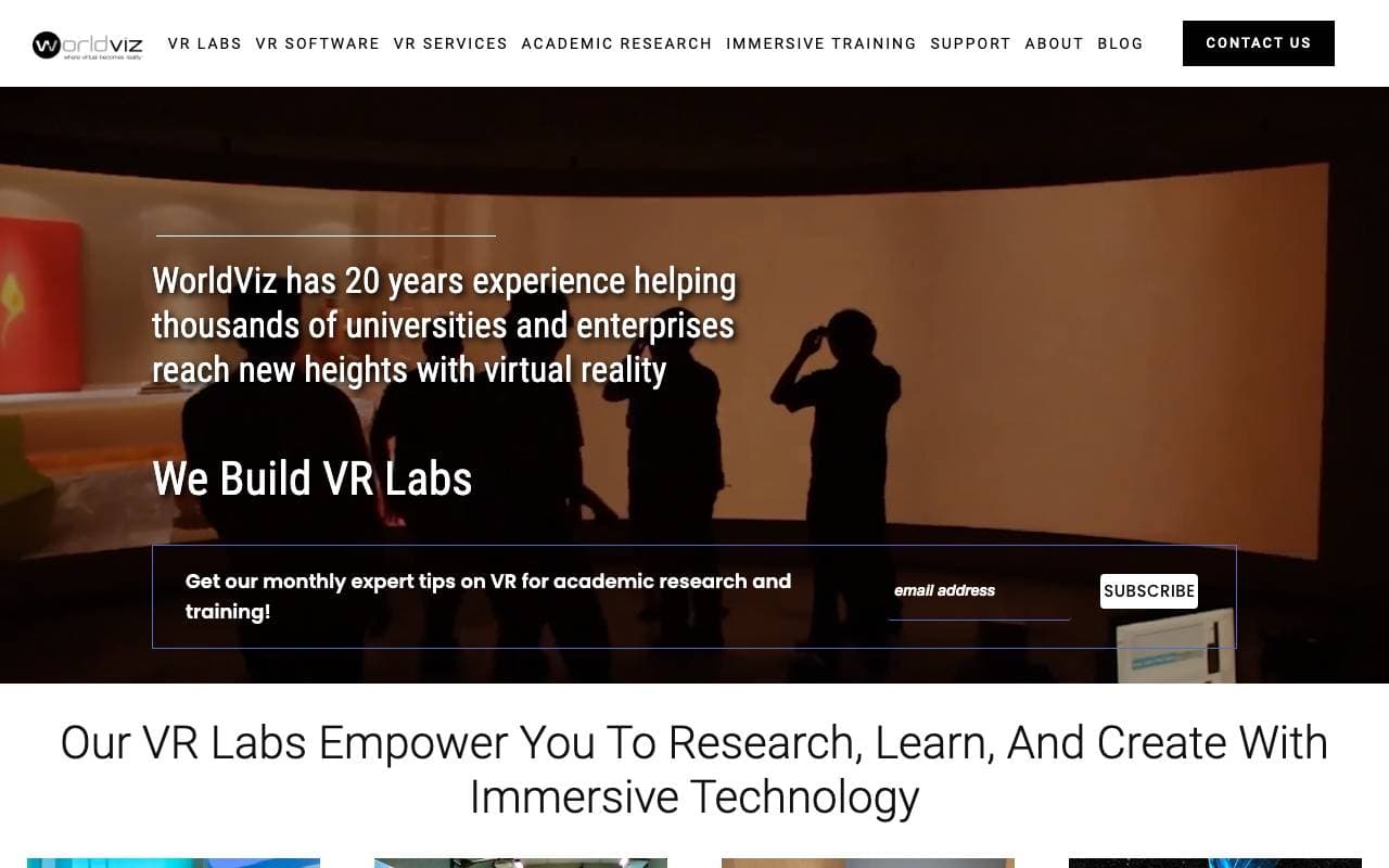 SightLab VR Pro & Vizard interface preview