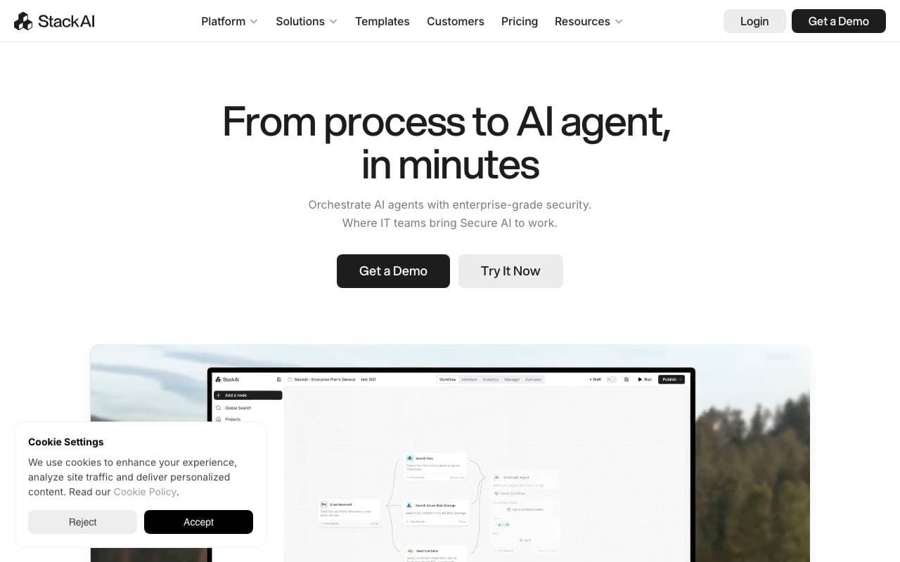Stack AI interface preview