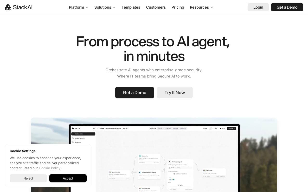 StackAI interface preview