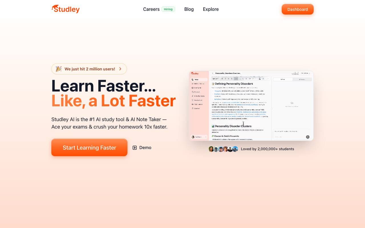 Studley AI interface preview