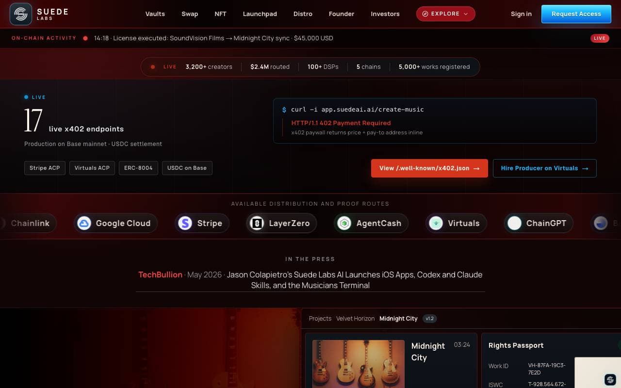 Suede AI interface preview