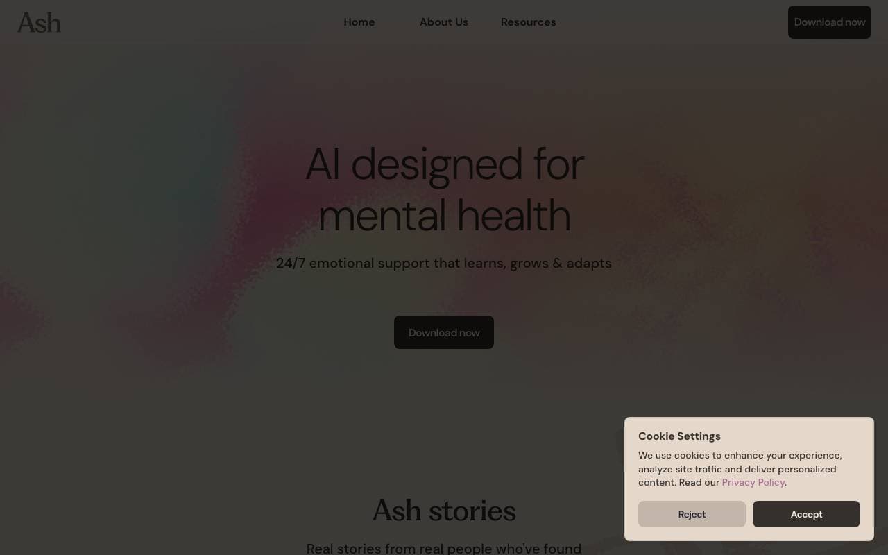 Talk To Ash interface preview