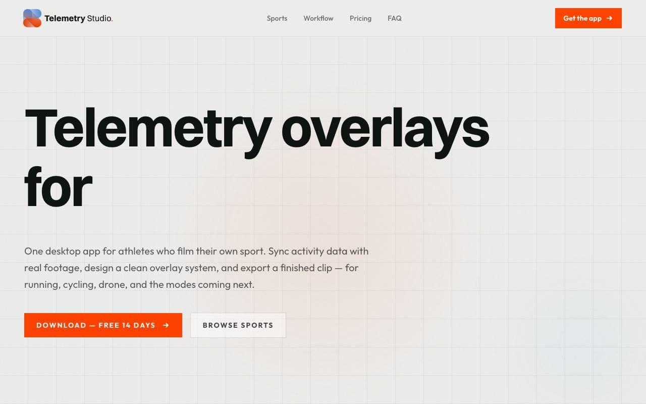 Telemetry Studio interface preview