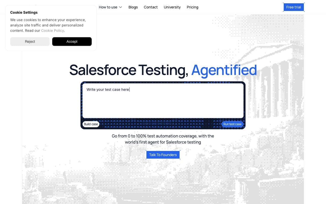 TestZeus interface preview