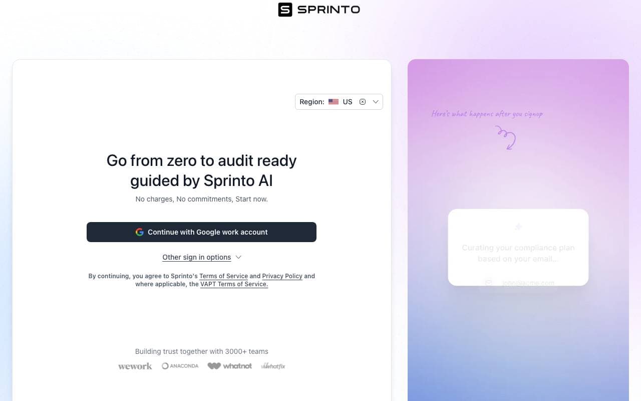 TrustCenter | SecurityQuestionnaire interface preview