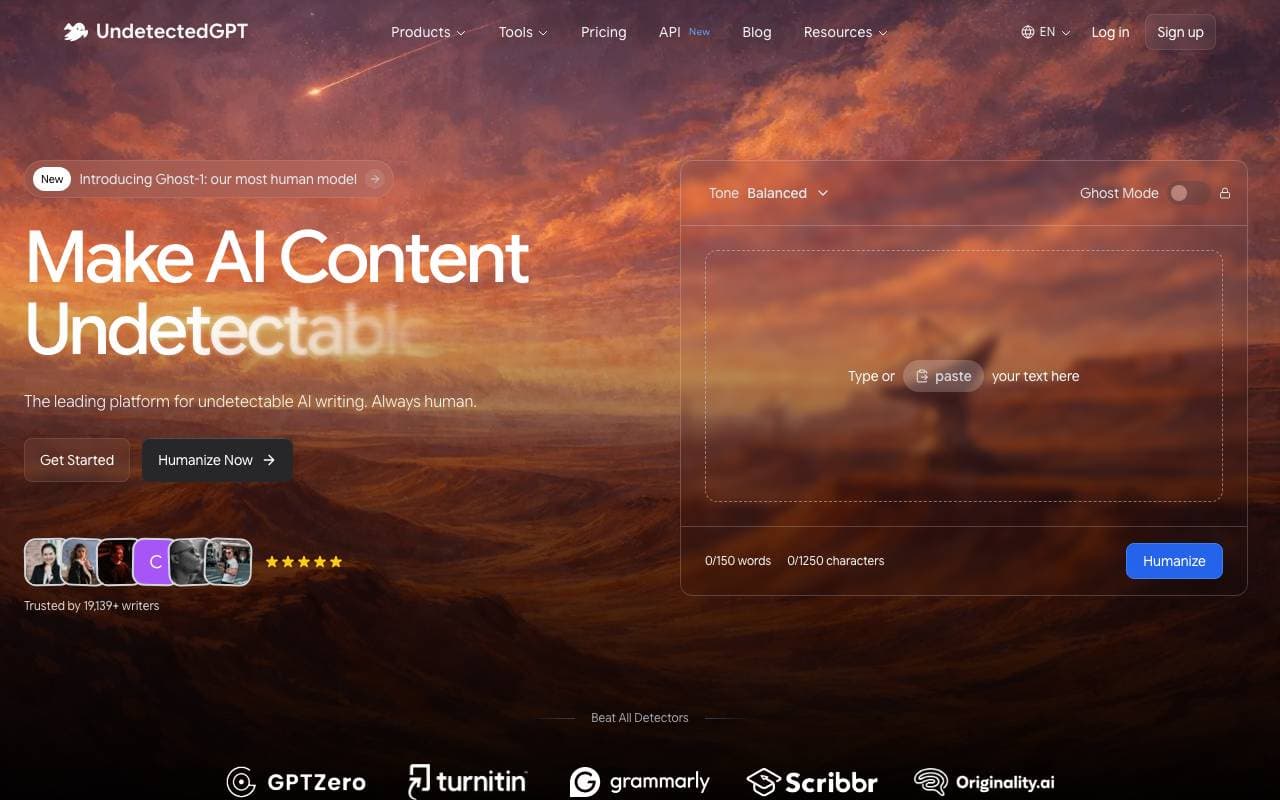 UndetectedGPT interface preview