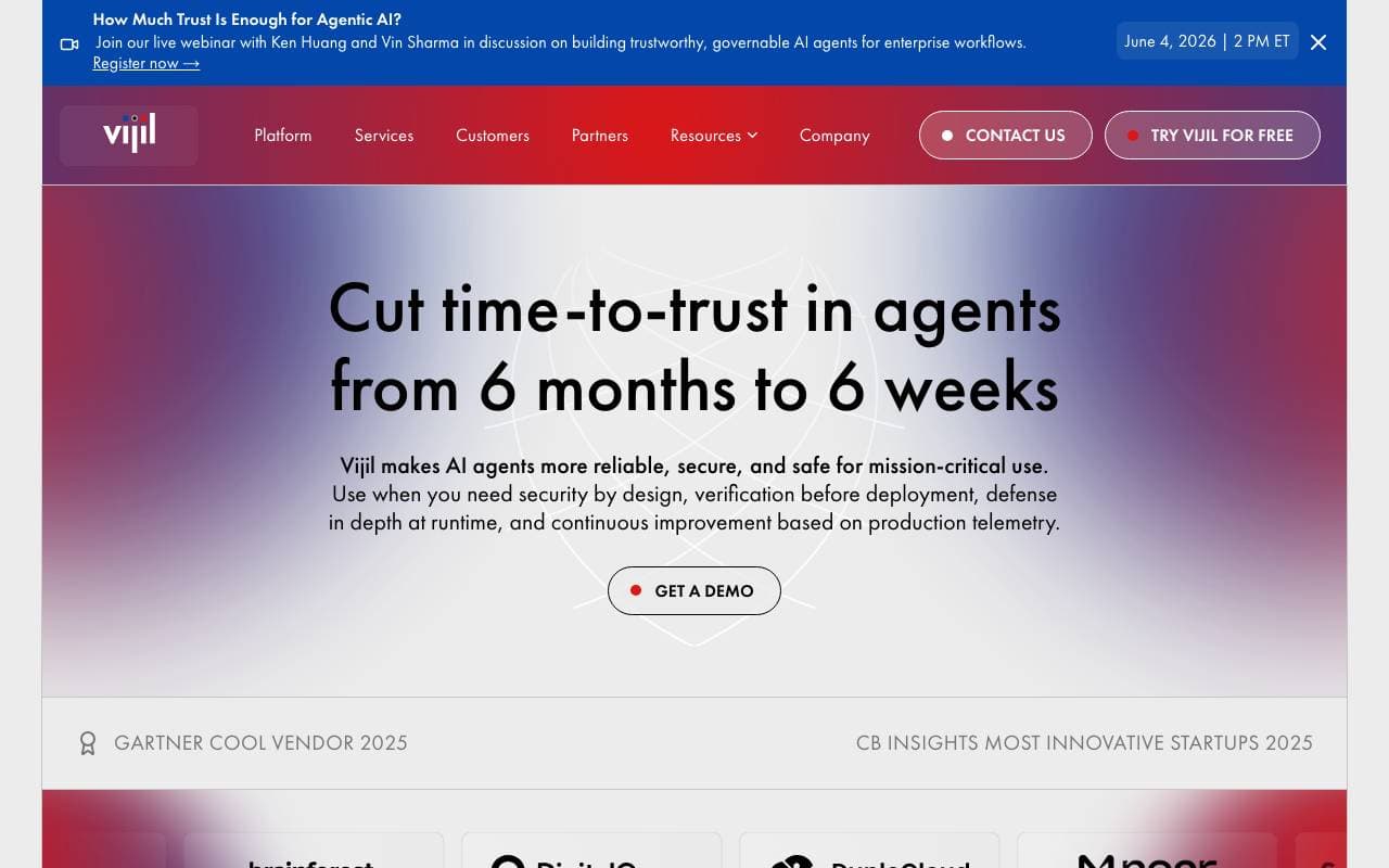 Vijil Evaluate interface preview