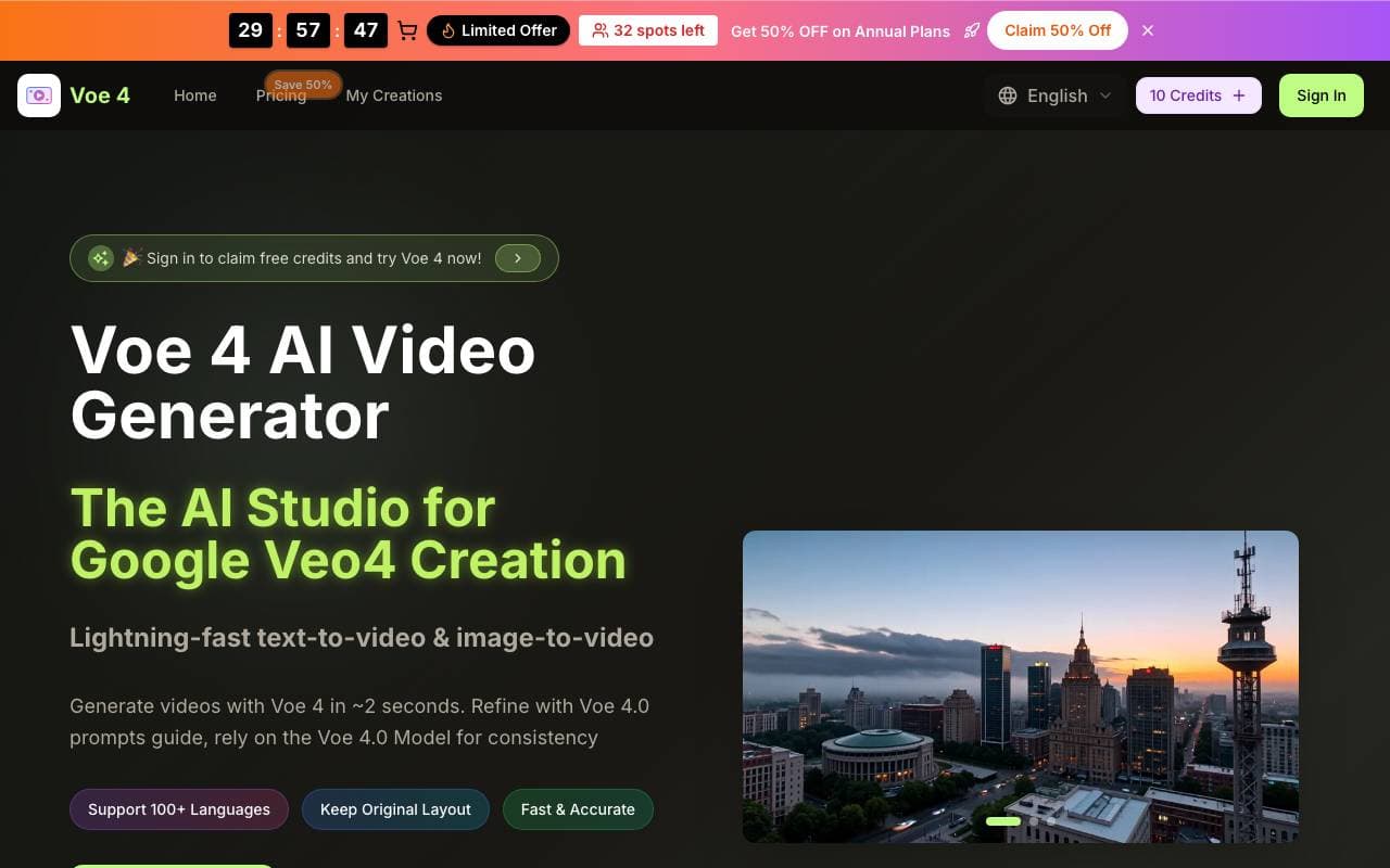 Voe 4 interface preview