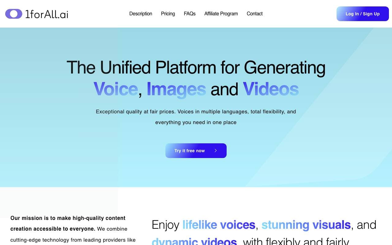 Voice-gen.ai interface preview